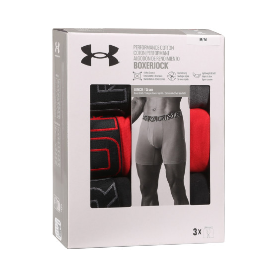 3PACK Boxershorts för herrar Under Armour multicolour (1383889 025)