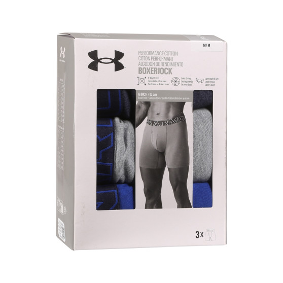 3PACK Boxershorts för herrar Under Armour multicolour (1383889 410)