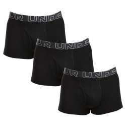 3PACK Boxershorts för herrar Under Armour svart (1383891 001)