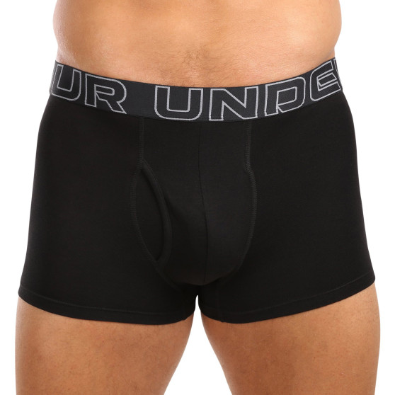 3PACK Boxershorts för herrar Under Armour svart (1383891 001)