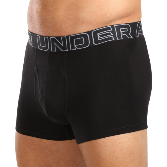 3PACK Boxershorts för herrar Under Armour svart (1383891 001)