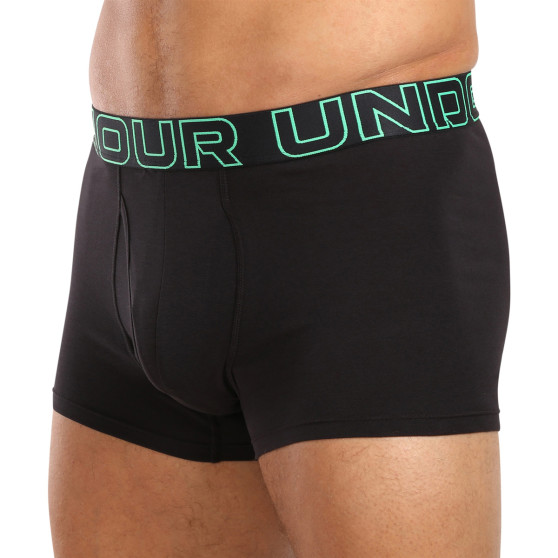 3PACK Boxershorts för herrar Under Armour svart (1383891 002)