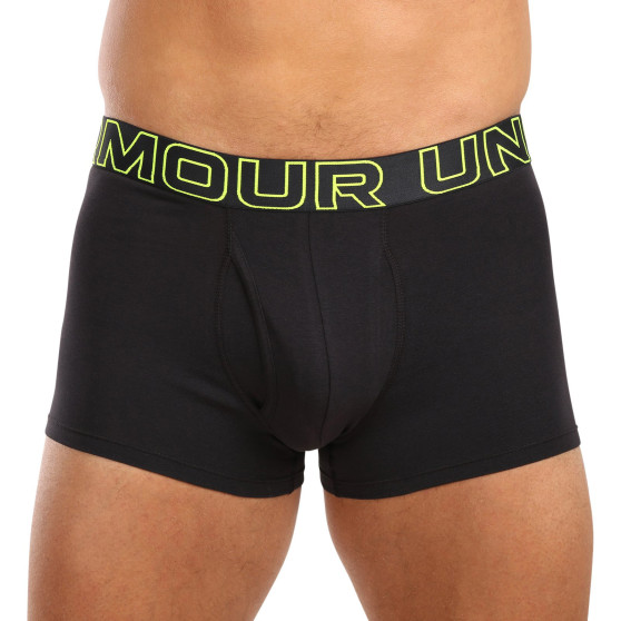 3PACK Boxershorts för herrar Under Armour svart (1383891 002)