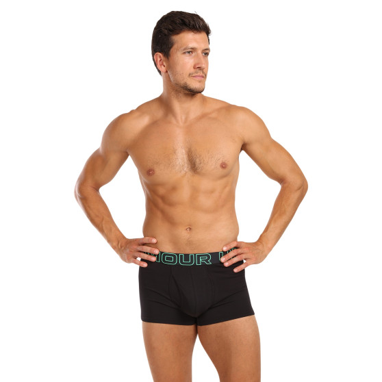 3PACK Boxershorts för herrar Under Armour svart (1383891 002)