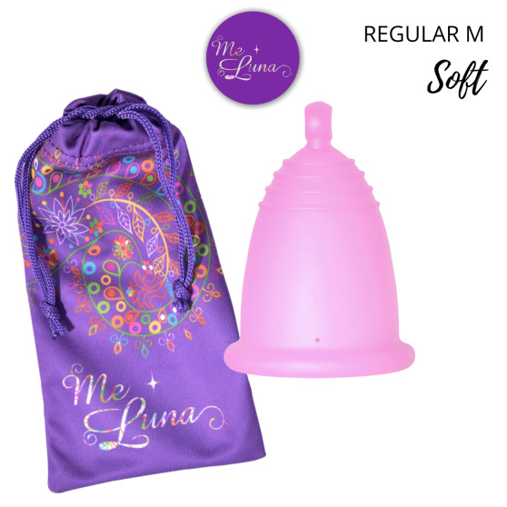 Menstruationskopp Me Luna Soft M med boll rosa (MELU002)