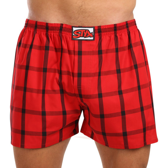 3PACK Boxershorts för herrar Styx klassisk elastisk flerfärgad (3A103123)