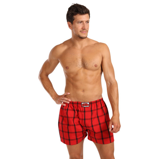 3PACK Boxershorts för herrar Styx klassisk elastisk flerfärgad (3A103123)