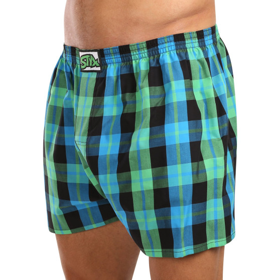 10PACK Boxershorts för herrar Styx klassisk elastisk flerfärgad (10A103140)