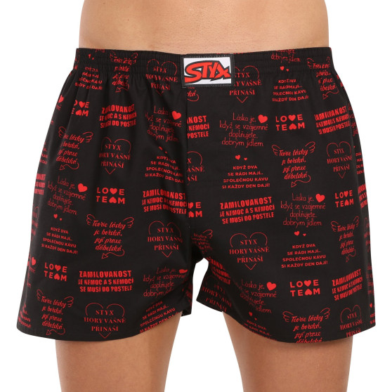 10PACK Boxershorts för herrar Styx art classic rubber flerfärgad (10A147374790789)