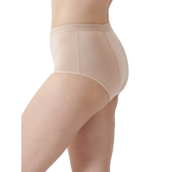 Shreddies Funktionella trosor för kvinnor mot flatulens Hi-Waist Beige (SHRED102B)