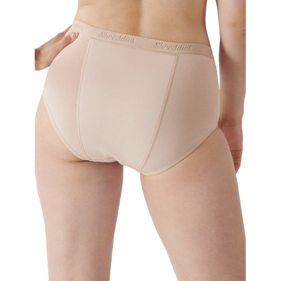 Shreddies Funktionella trosor för kvinnor mot flatulens Hi-Waist Beige (SHRED102B)