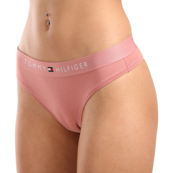 Stringtrosor för kvinnor Tommy Hilfiger rosa ( UW0UW04146 TJ5)