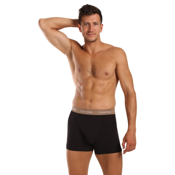 3PACK Boxershorts för herrar Calvin Klein svart (U2662G-NOP)