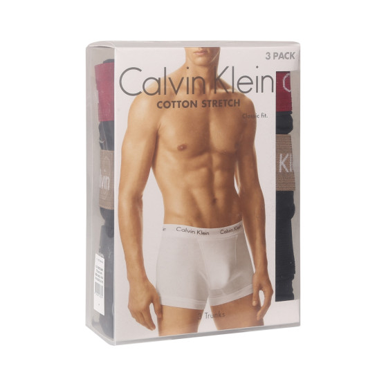 3PACK Boxershorts för herrar Calvin Klein svart (U2662G-NOP)