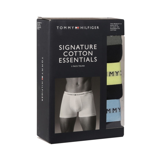 3PACK Boxershorts för herrar Tommy Hilfiger mörkblå (UM0UM02763 0T9)