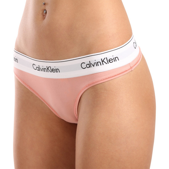 Stringtrosor för kvinnor Calvin Klein rosa (F3786E-LWG)