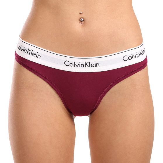 Stringtrosor för kvinnor Calvin Klein lila (F3786E-VGP)