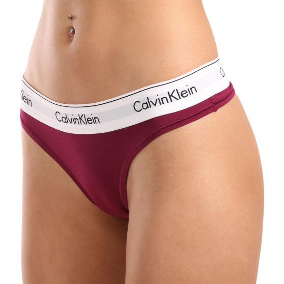 Stringtrosor för kvinnor Calvin Klein lila (F3786E-VGP)