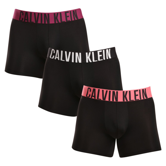 3PACK Boxershorts för herrar Calvin Klein svart (NB3612A-MDL)