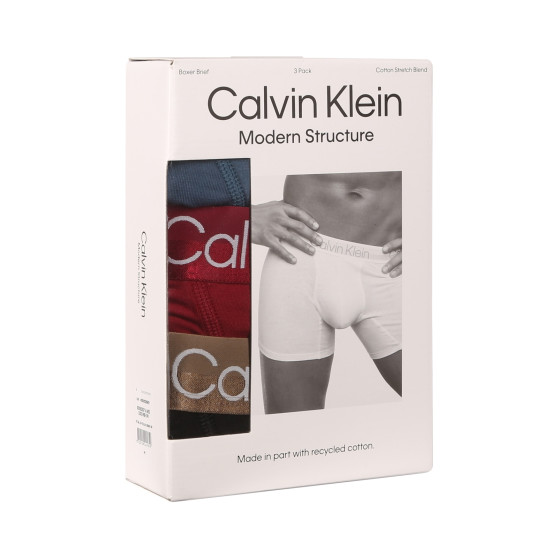 3PACK Boxershorts för herrar Calvin Klein multicolour (NB2971A-MCI)