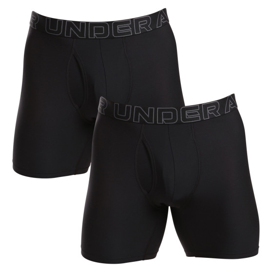 3PACK Boxershorts för herrar Under Armour svart (1383884 001)