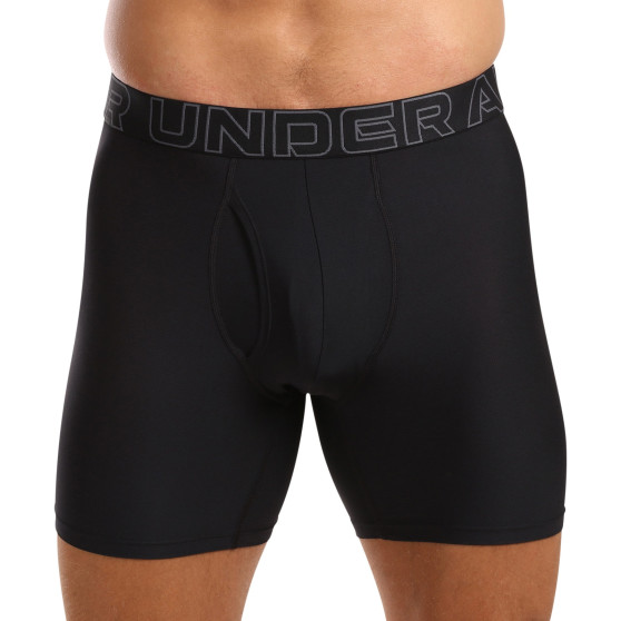 3PACK Boxershorts för herrar Under Armour svart (1383884 001)