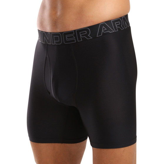 3PACK Boxershorts för herrar Under Armour svart (1383884 001)