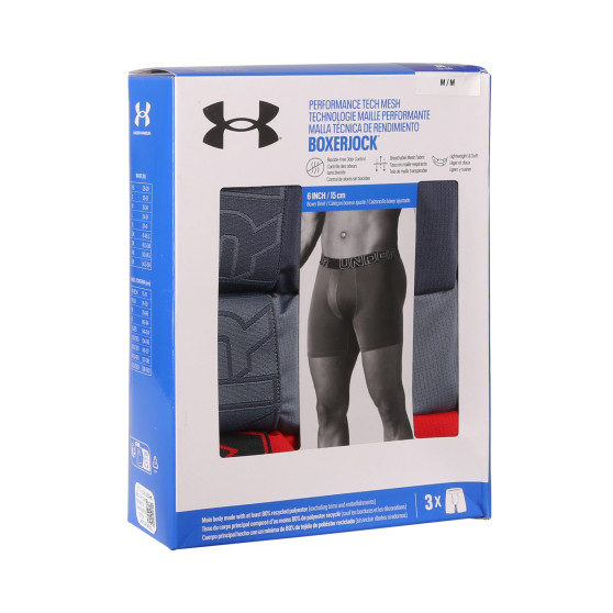 3PACK Boxershorts för herrar Under Armour multicolour (1383884 044)