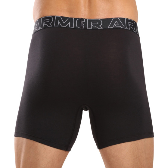 3PACK Boxershorts för herrar Under Armour svart (1383889 001)