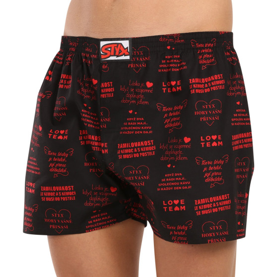 3PACK Boxershorts för herrar Styx art classic rubber flerfärgad (3A17789)