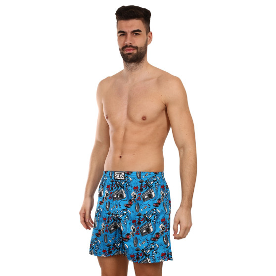 3PACK Sov boxershorts för herrar Styx flerfärgad (3DTP11283)