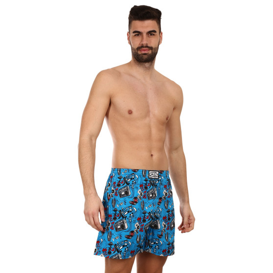 3PACK Sov boxershorts för herrar Styx flerfärgad (3DTP11283)