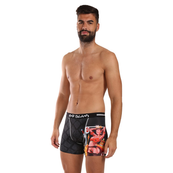 69SLAM Boxershorts för män QUEEN OF HEART (MCYQOH-PO)