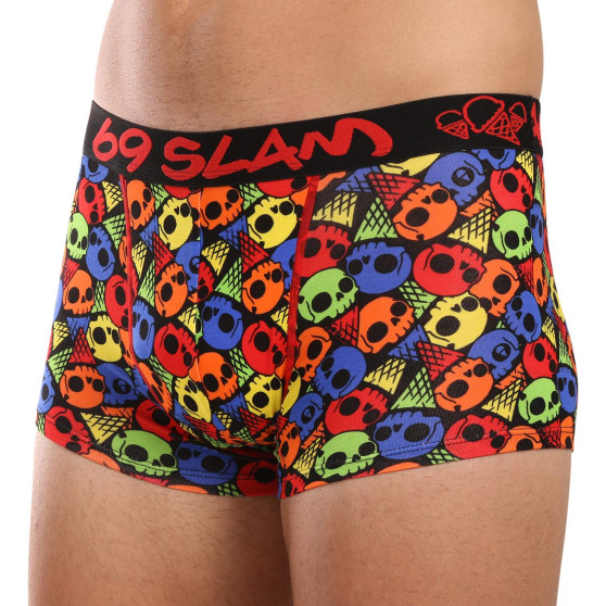 69SLAM Boxershorts för män höft bambu SKULL CONE (MHBSKC-BB)