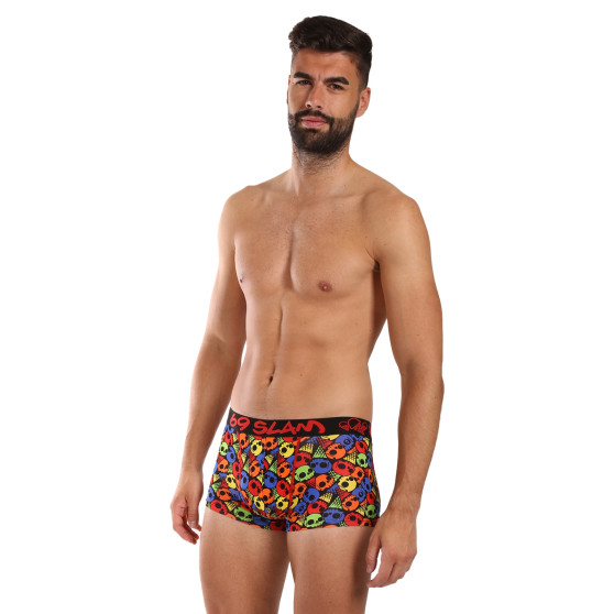 69SLAM Boxershorts för män höft bambu SKULL CONE (MHBSKC-BB)