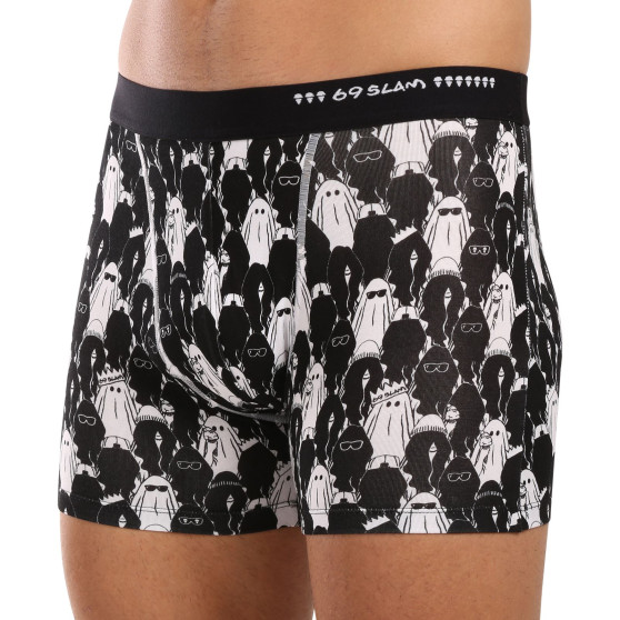 69SLAM Boxershorts herr passform bambu GHOST (MPBGHS-BB)