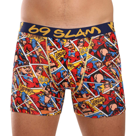 69SLAM Boxershorts herr passform bambu PERVERT HERO (MPBPVO-BB)