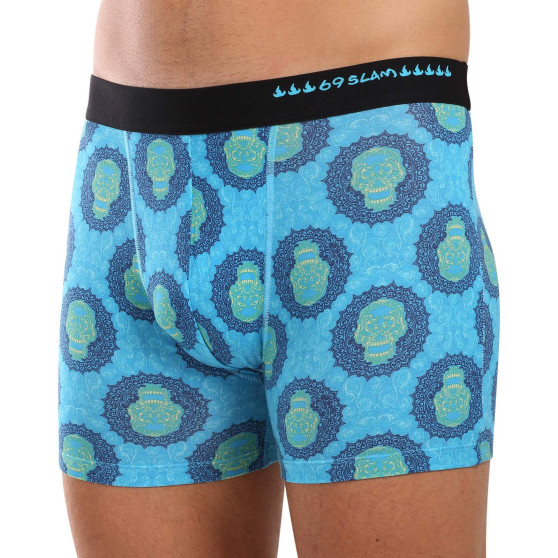 69SLAM Boxershorts herr passform bambu SKULL MANDALA (MPBSKM-BB)