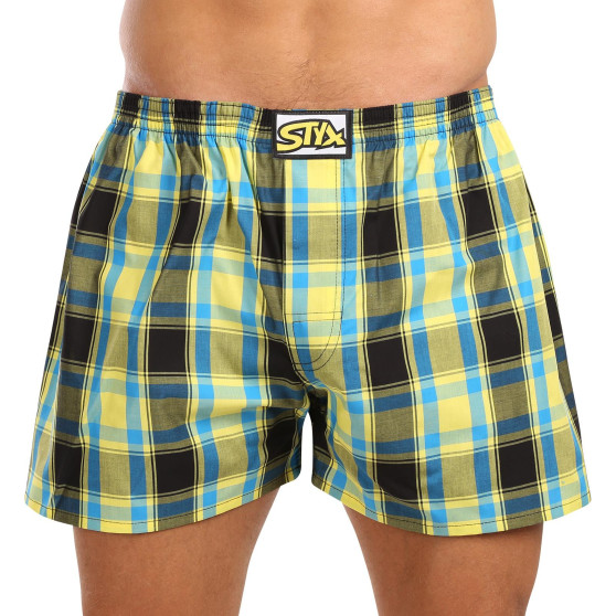 Boxershorts för herrar Styx klassiskt gummi överdimensionerat flerfärgad (E1033)