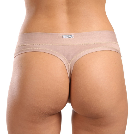 Stringtrosor för dam Lovelygirl beige (3678-nude)