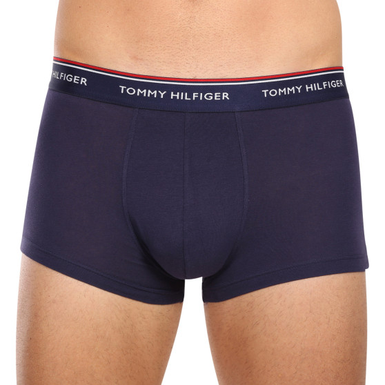 3PACK Tommy Hilfiger boxershorts oversized mörkblå för herr (1U87905252 05G)