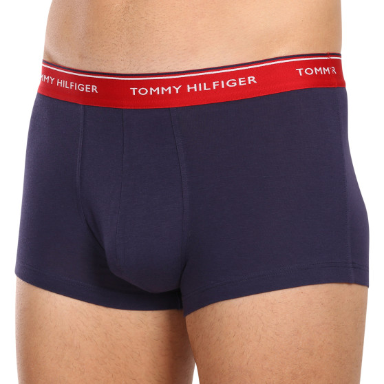 3PACK Tommy Hilfiger boxershorts oversized mörkblå för herr (1U87905252 05G)