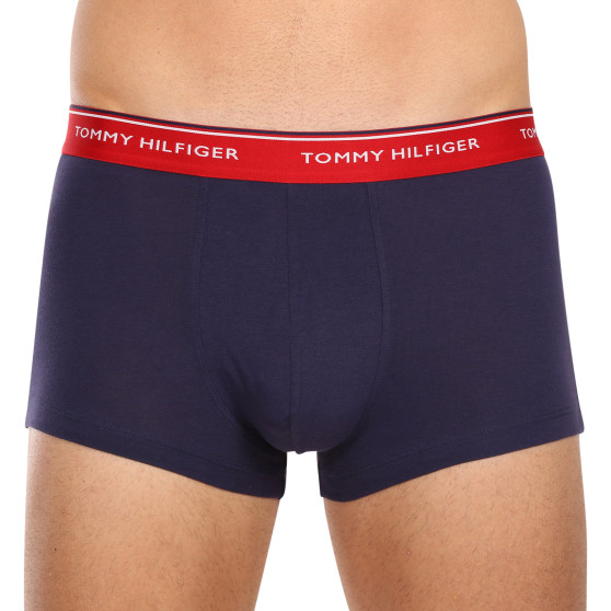 3PACK Tommy Hilfiger boxershorts oversized mörkblå för herr (1U87905252 05G)