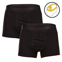 2PACK Pietro Filipi Boxershorts bollhållare för herrar svart (2BCL001)