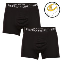 2PACK Pietro Filipi Boxershorts bollhållare för herrar svart (2BCL002)