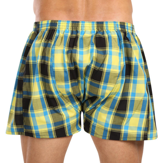 3PACK Boxershorts för herrar Styx klassiskt gummi överdimensionerat flerfärgad (3E103133)