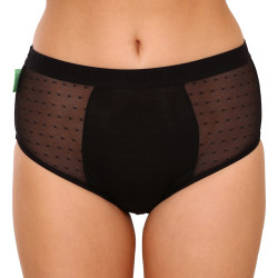 Bodylok Skadad förpackning - Menstruationstrosor Bamboo Hi-Waist Svart Medium Menstruation (BD22044)