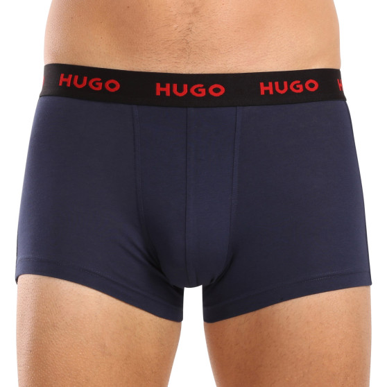 3PACK Boxershorts för herrar HUGO multicolour (50517894 975)