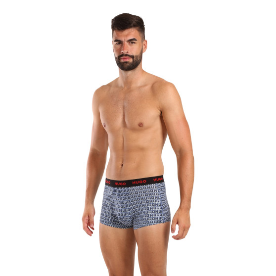 3PACK Boxershorts för herrar HUGO multicolour (50517894 975)