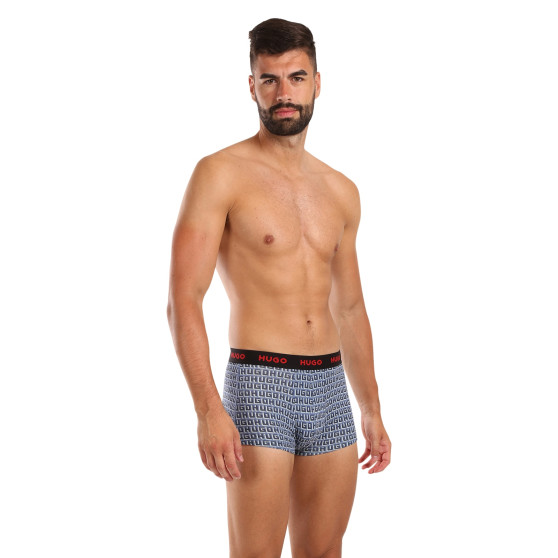 3PACK Boxershorts för herrar HUGO multicolour (50517894 975)